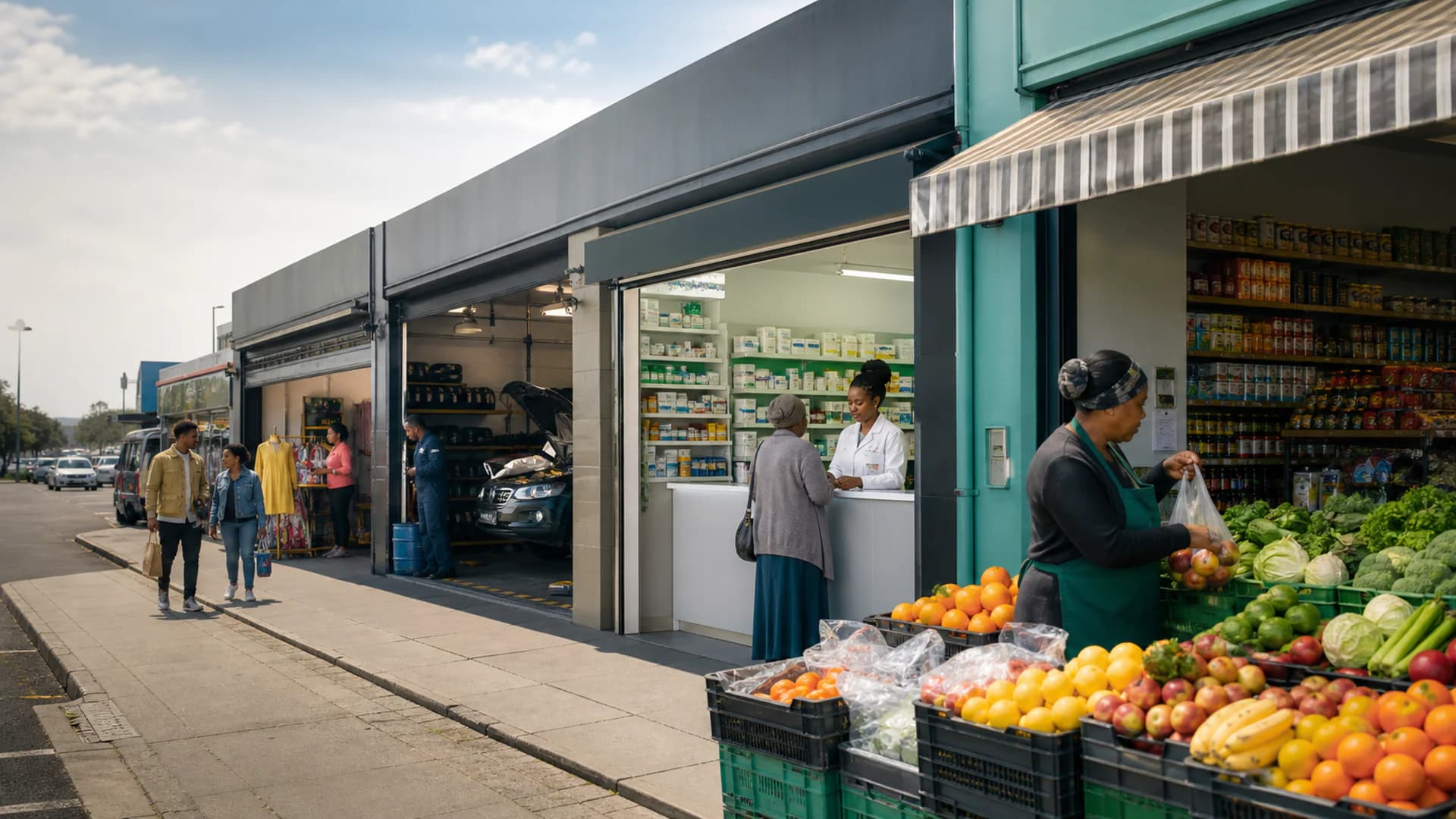 Customers browsing StreetShops Pet and other local business categories