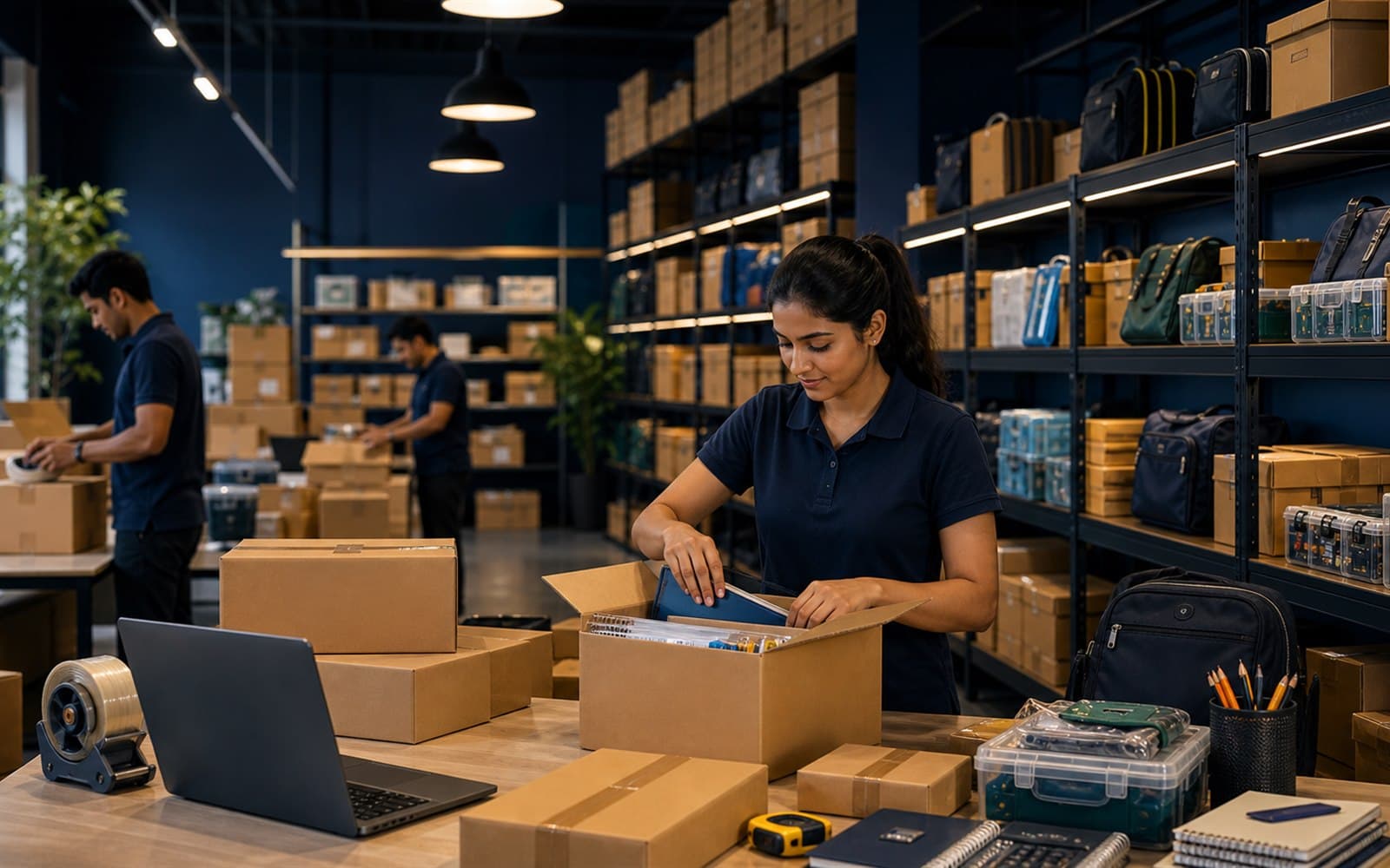 Merchant managing products and orders on StreetShops