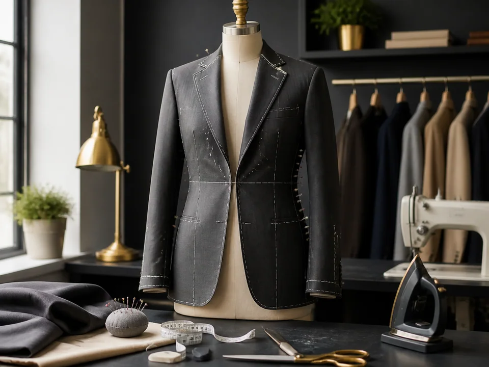 Garment arranged for expert reshaping and alteration